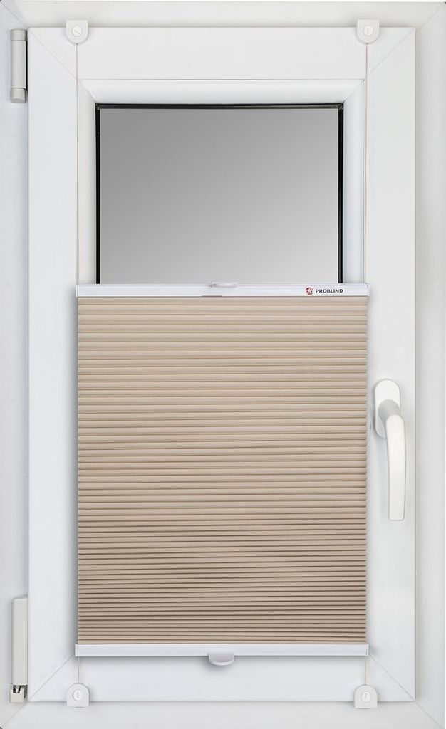 THERMO WABENPLISSEE 100% VERDUNKELNDFALTROLLO JALOUSIE (Sand PM02, 30x120 cm)