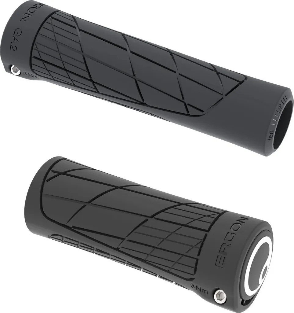 Poignées Anti-Douleur Ergon GA2 Single Twist Black pour Mains Sensibles