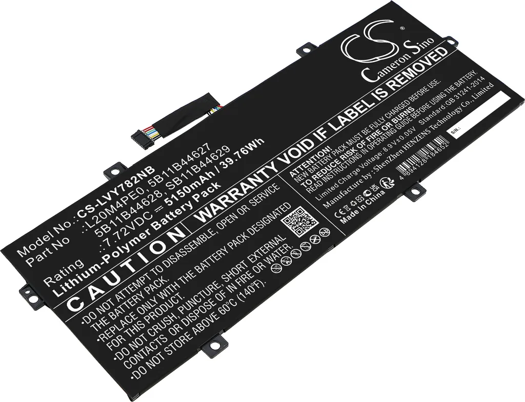 Batteria Potenziata TECHTEK per Lenovo Yoga Duet 7 13ITL6 - 5150mAh