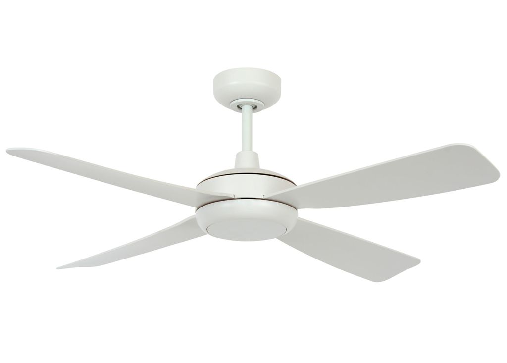 Energiespar Deckenventilator mit Fernbedienung Slipstream Weiß 107 cm