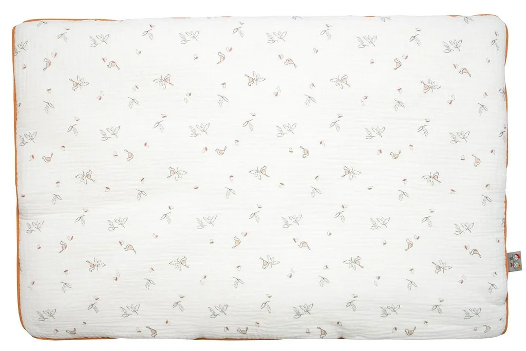 Oreiller plat Melody Sevira Kids blanc 60x40 cm pour sommeil enfant