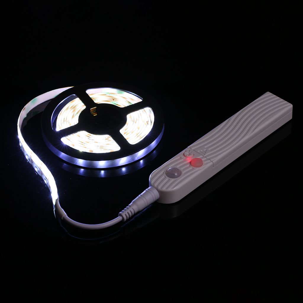 PIR LED Stripe Bewegungsmelder Lichtleiste Lichtband USB Beleuchtung Streifen