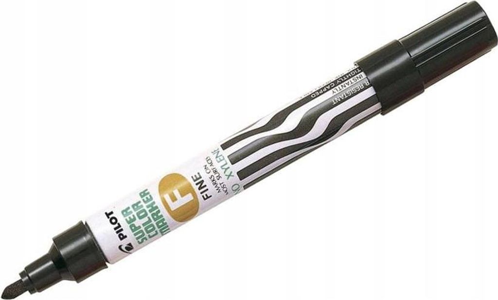 PILOT Permanent Marker Super Color Fine Rundspitze schwarz