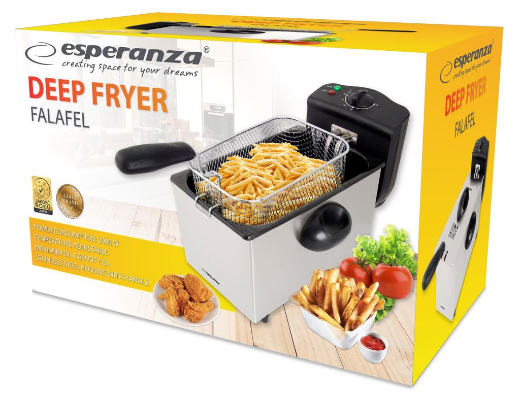 Fritéza Esperanza EKG010 2000 W 3 l Obrázok produktu 