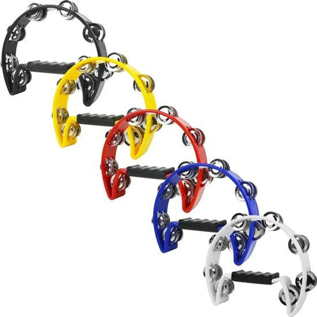 Tambourins avec poignée confort - Évitez la fatigue - Lot de 10 unités