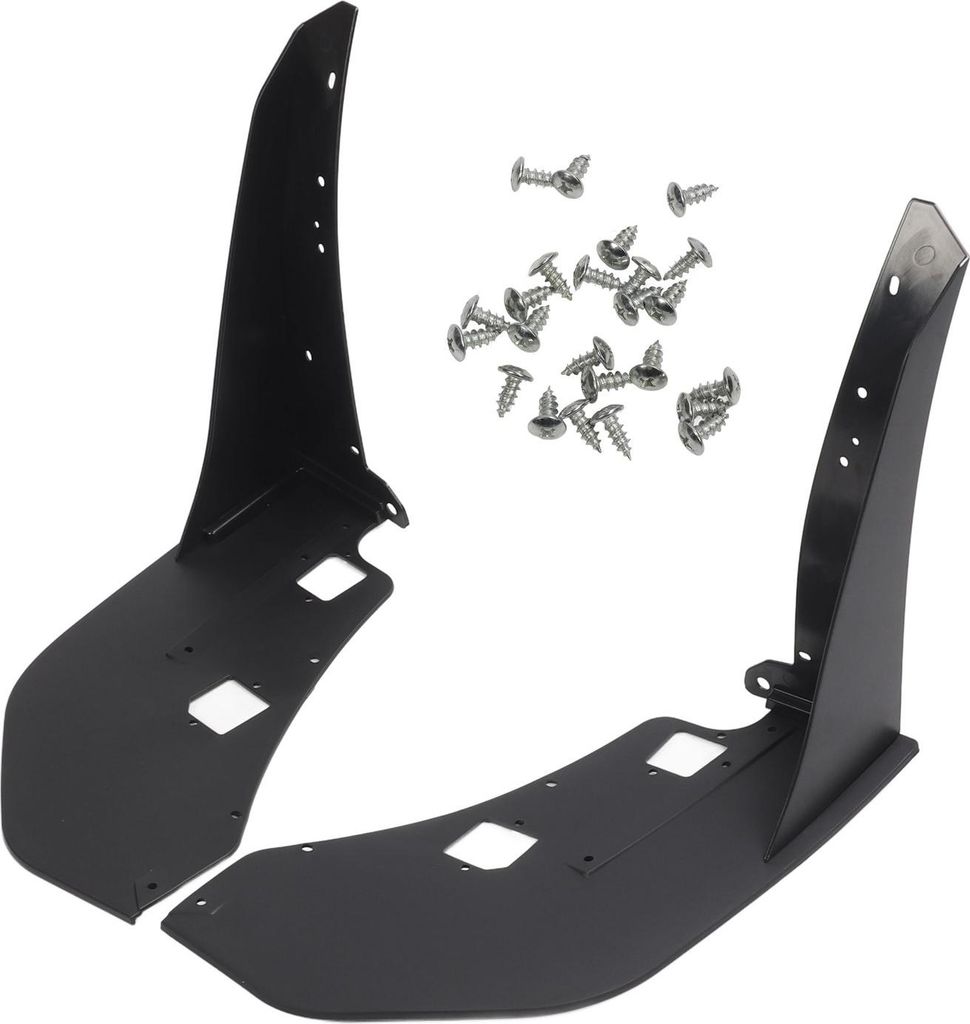 Coppia di paraurti anteriori -corner spoiler nero anti Immagine del prodotto 