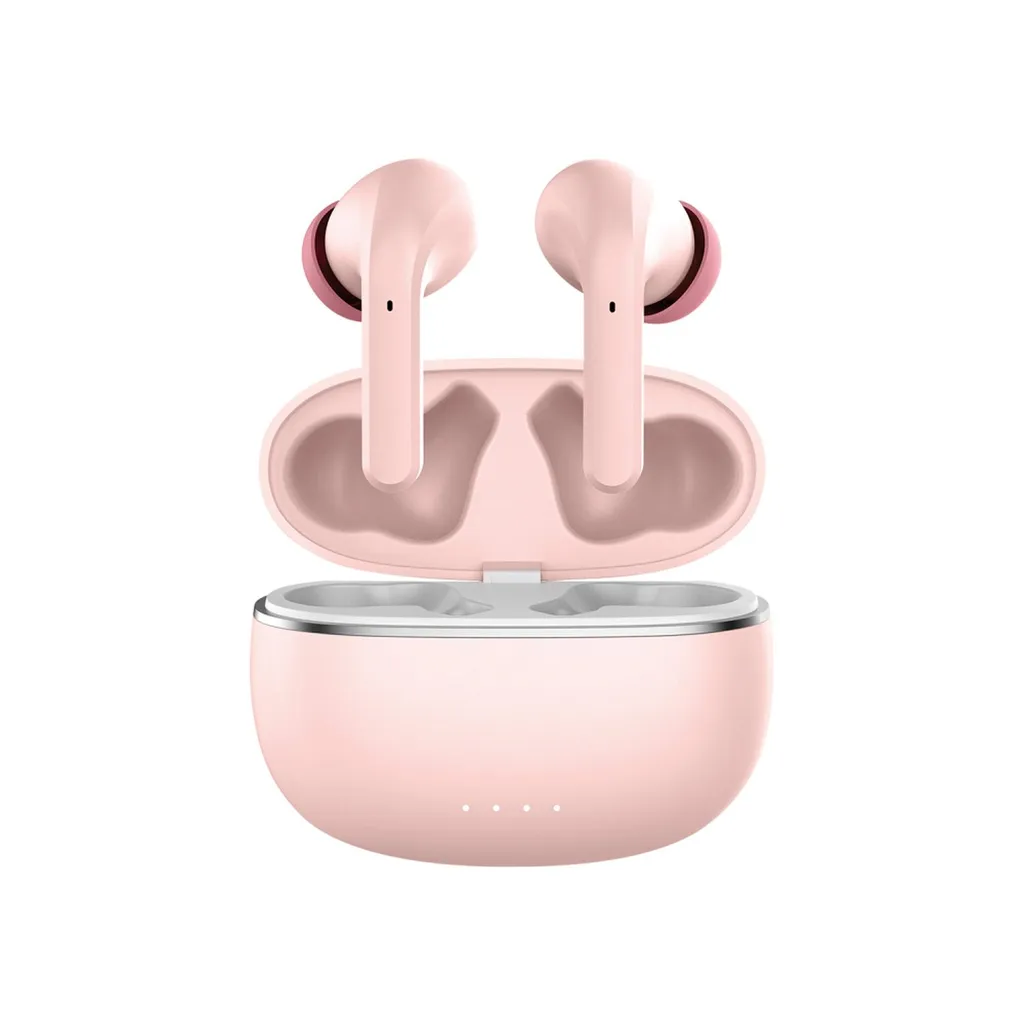 Cuffie Forever Wireless Rosa TWS - Auricolari Bluetooth con Custodia - 2