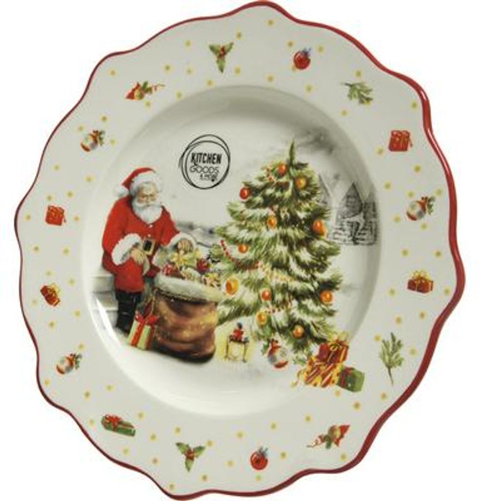 Dekorativní talíř Santa 22 cm Obrázek produktu 