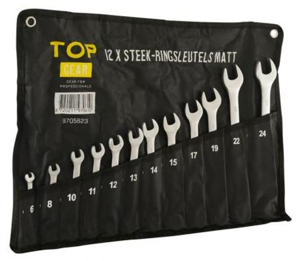 Topgear Topgear 12 x Stab Ringschlüssel Matt