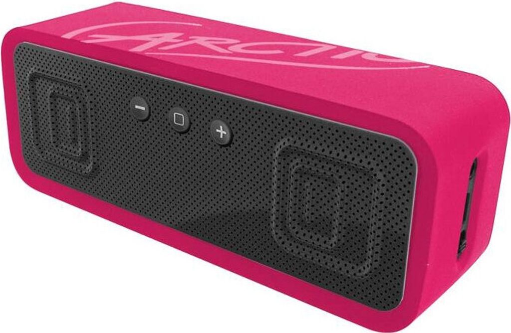 ARCTIC S113 BT (Pink) - Mobiler Bluetooth Lautsprecher, 2.0 Kanäle, 2-Wege, 3,81 cm, 6 W, 30 - 20000 Hz, 4 Ohm