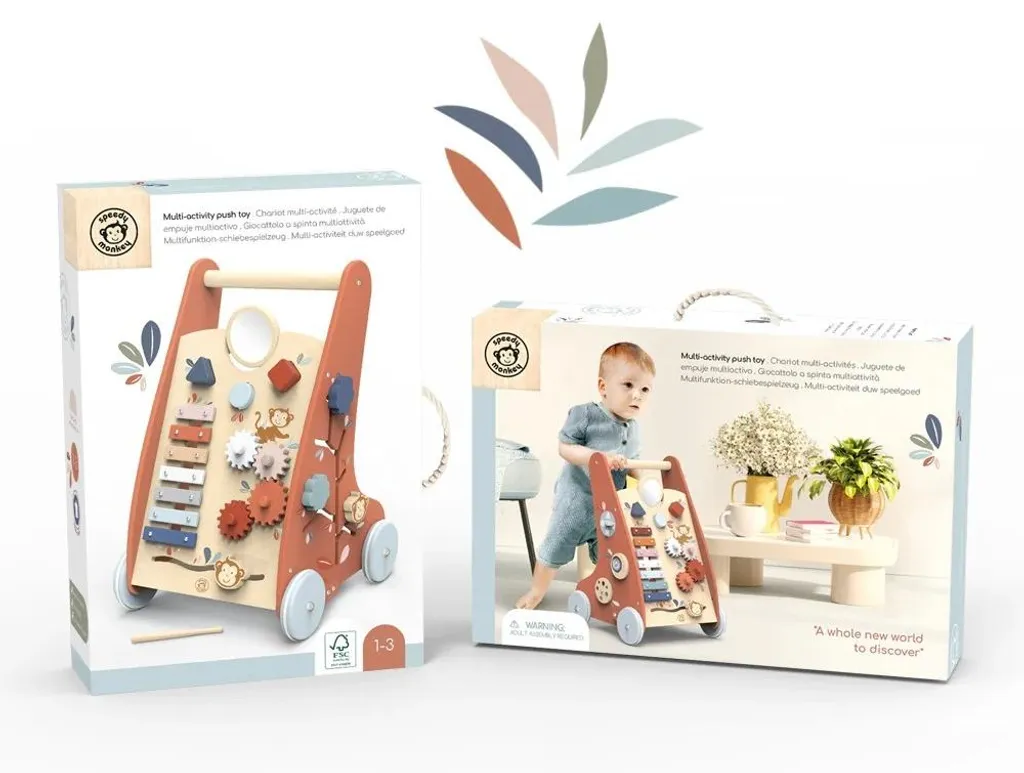 Poussette Speedy Monkey tout-terrain avec suspension et canopy XL