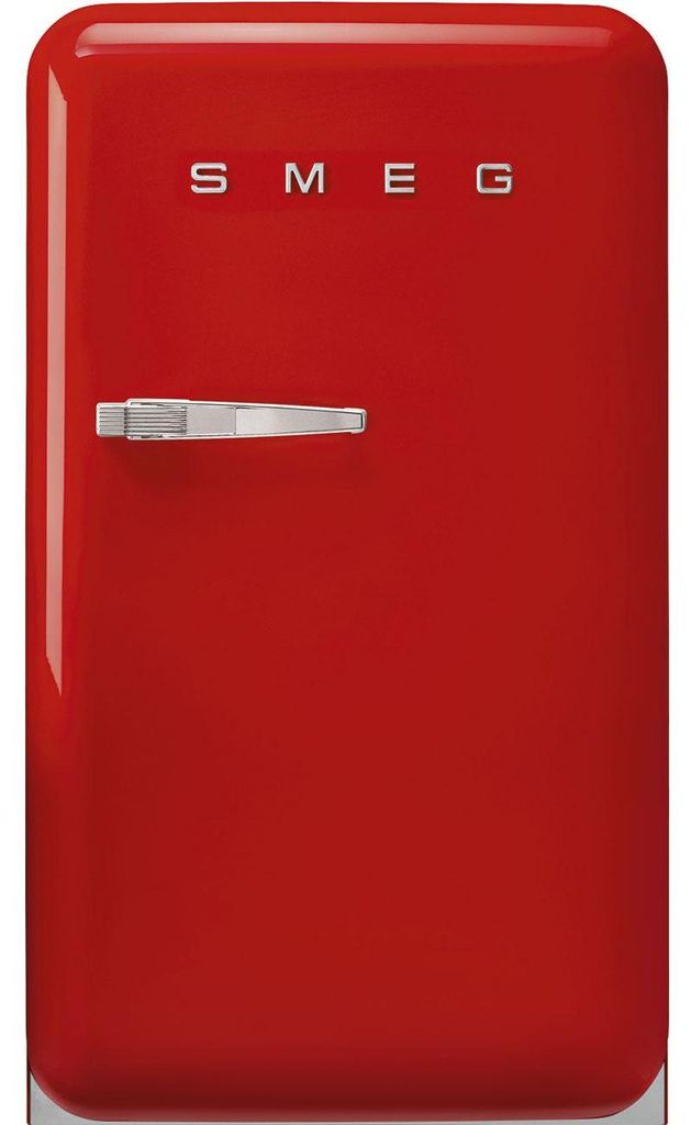 SMEG FAB10RRD6 Stand-Kühlschrank Rechtsanschlag Rot 50s Produktbild 