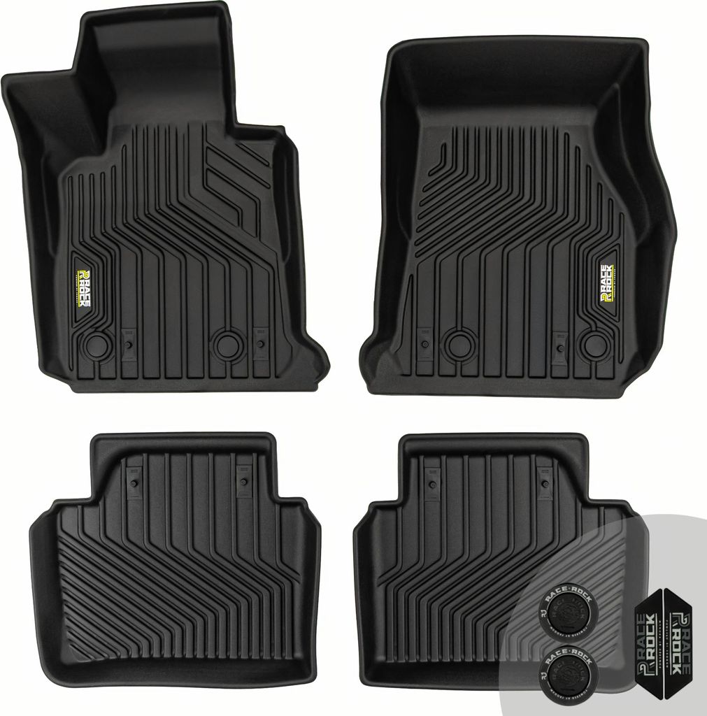 FROGUM Race Rock Autofussmatten 2in1 TPE + Velours für BMW 3er F30/F31 2011-2018