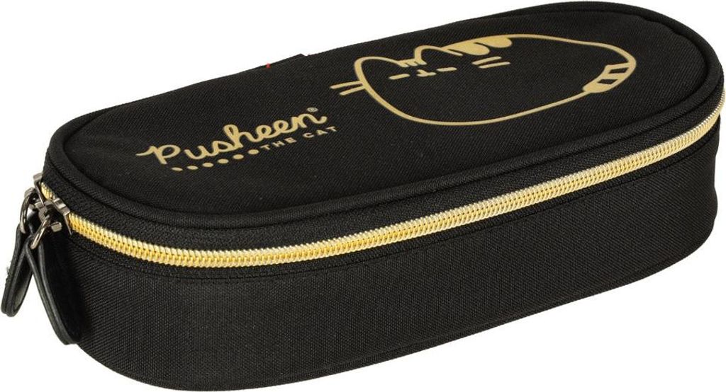 Gepolstertes Federmäppchen mit Klappe Pusheen Gold