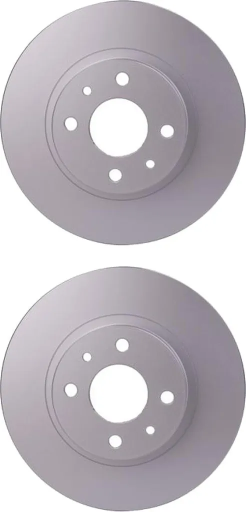 Paire de disques de frein ventilés HELLA pour Alfa Romeo et Fiat 145