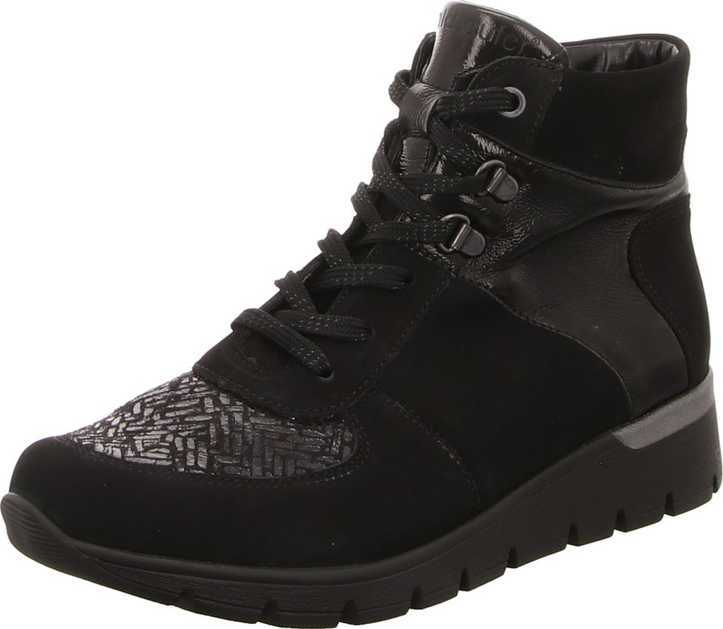 Waldläufer Schnürstiefel Kaltfutter in schwarz, Gr. 4.5 Produktbild 