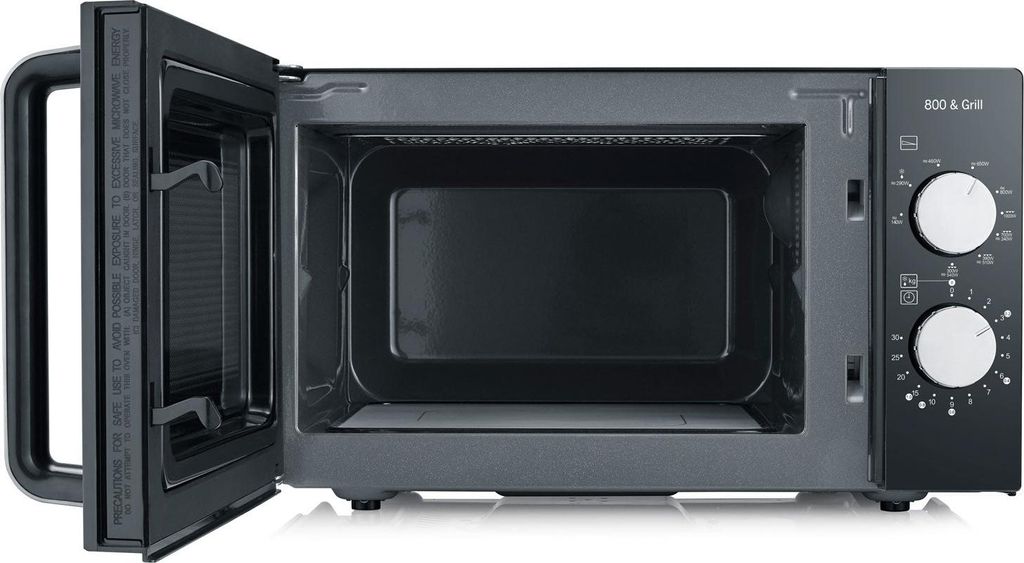 SEVERIN MW 7762 Mikrovlnná trouba 800 W černá, nerezová Obrázek produktu 