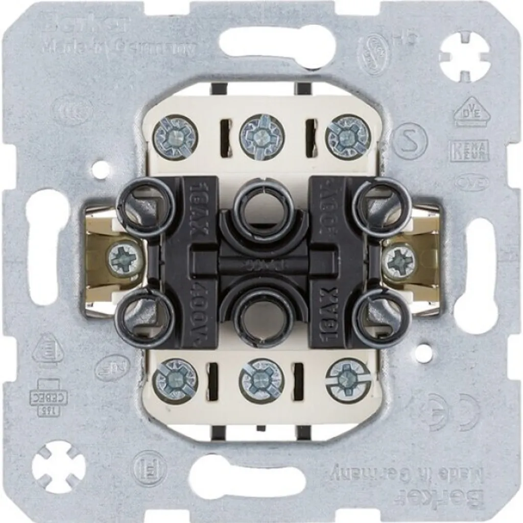 Berker Interrupteur 3 Faces OFF Anthracite 633023 pour Gamme K.1 K.5