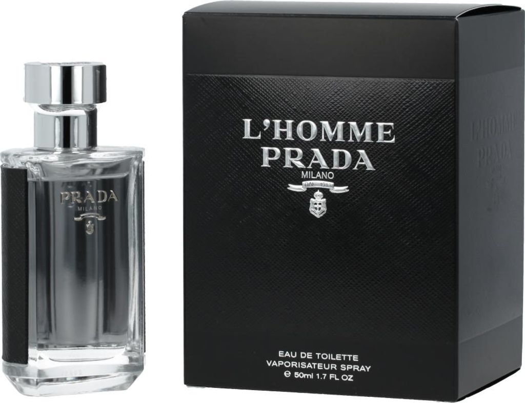 Prada L'Homme, Männer, 50 ml, Nicht nachfüllbare Flasche, Spray, ALCOHOL DENAT., AQUA (WATER), PARFUM (FRAGRANCE), ETHYLHEXYL METHOXYCINNAMATE, L...