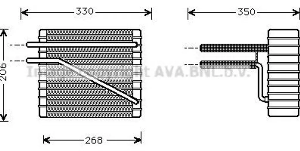 Plus de fuite de clim sur Alhambra avec l'évaporateur 1041441 AVA FDV269