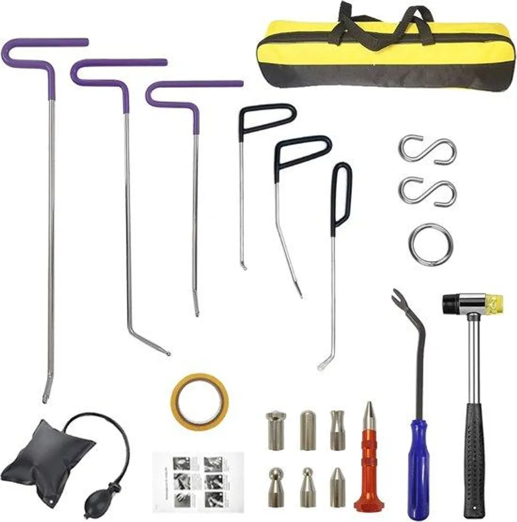 Réparer une carrosserie enfoncée avec ce kit de débosselage professionnel