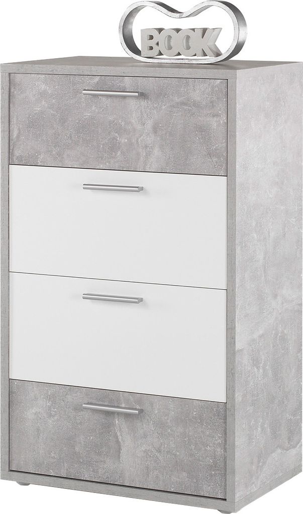 Kommode >Marion< in Beton - 64x104x37cm (BxHxT) Image du produit 