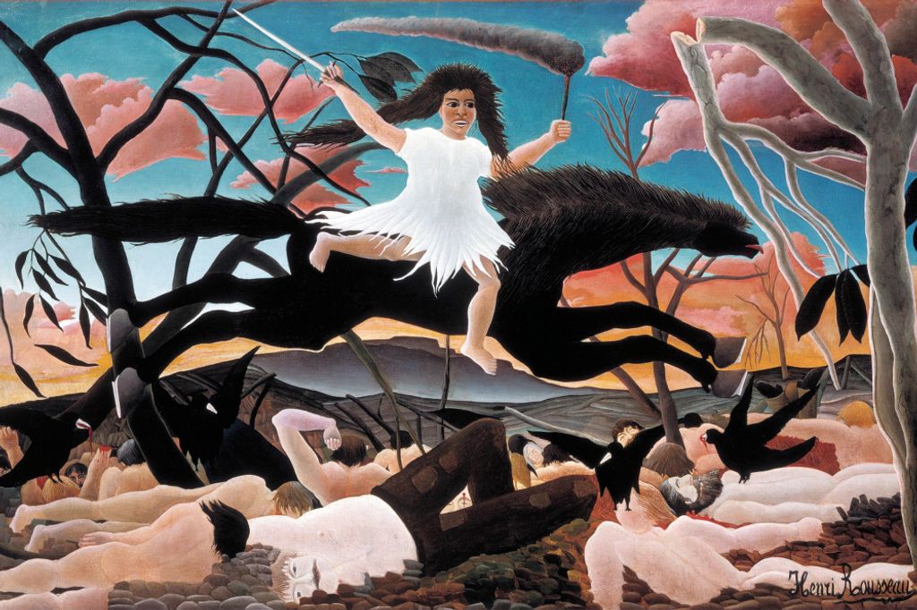 Henri Rousseau Kunstdruck Bild - Der Krieg (80 x 120 cm)