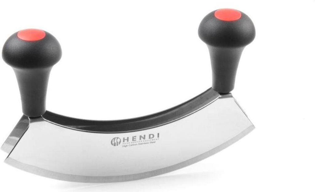 HENDI Wiegemesser, Einzelklinge, Schwarz, 215x150mm Image du produit 