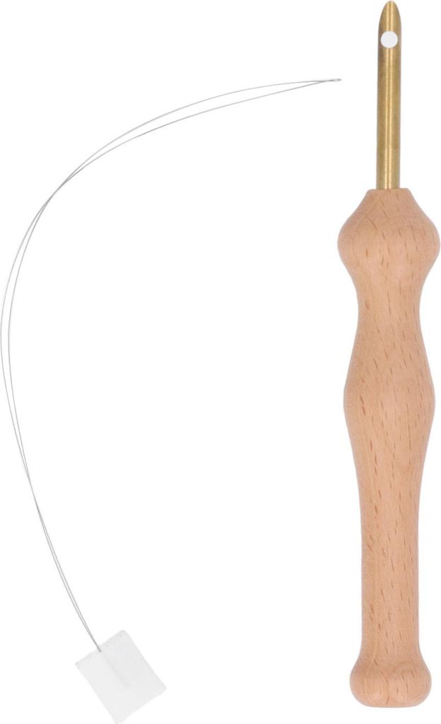 Stanznadel-Set, 5 mm, Stickset mit Holzgriff für DIY-Vorhänge, Kleidung, dekorative Malerei