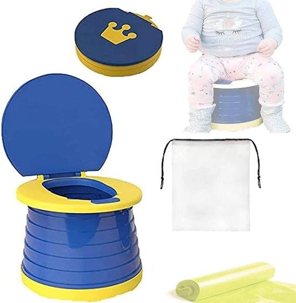 Toilettes de voyage pliables pour enfants spécial voiture et longs trajets