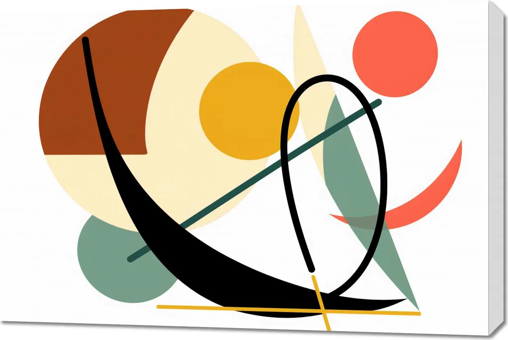 Quadro Movimento dell'arte 90x60 cm | Emozioni su Tela per Casa