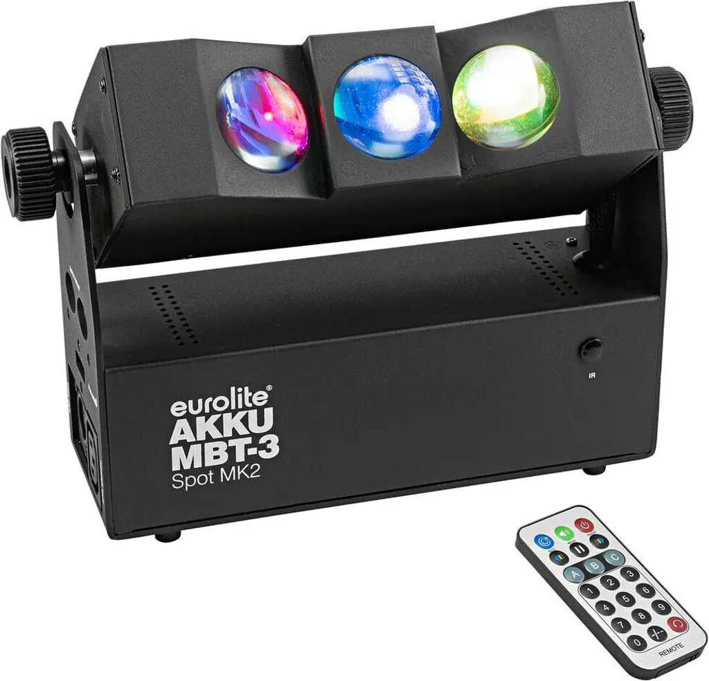 Projecteur sans Fil EUROLITE AKKU MBT-3 Spot MK2 à LED Haute Luminosité
