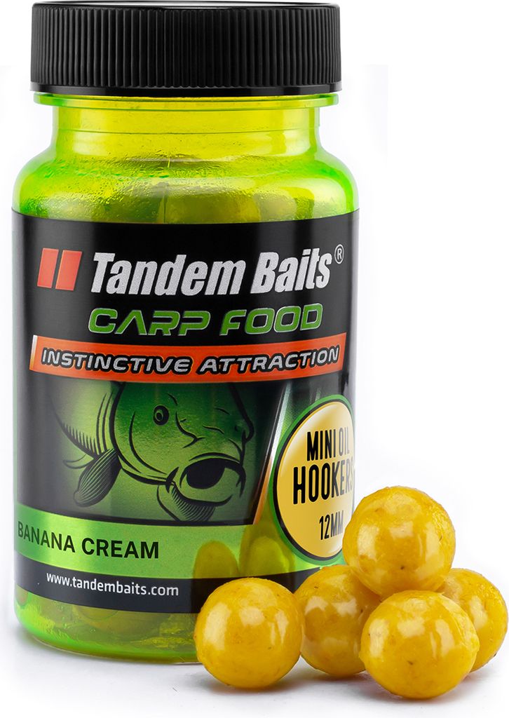 Carp Food Mini Oil Hookers 12mm/50g Banana Cream Image du produit 
