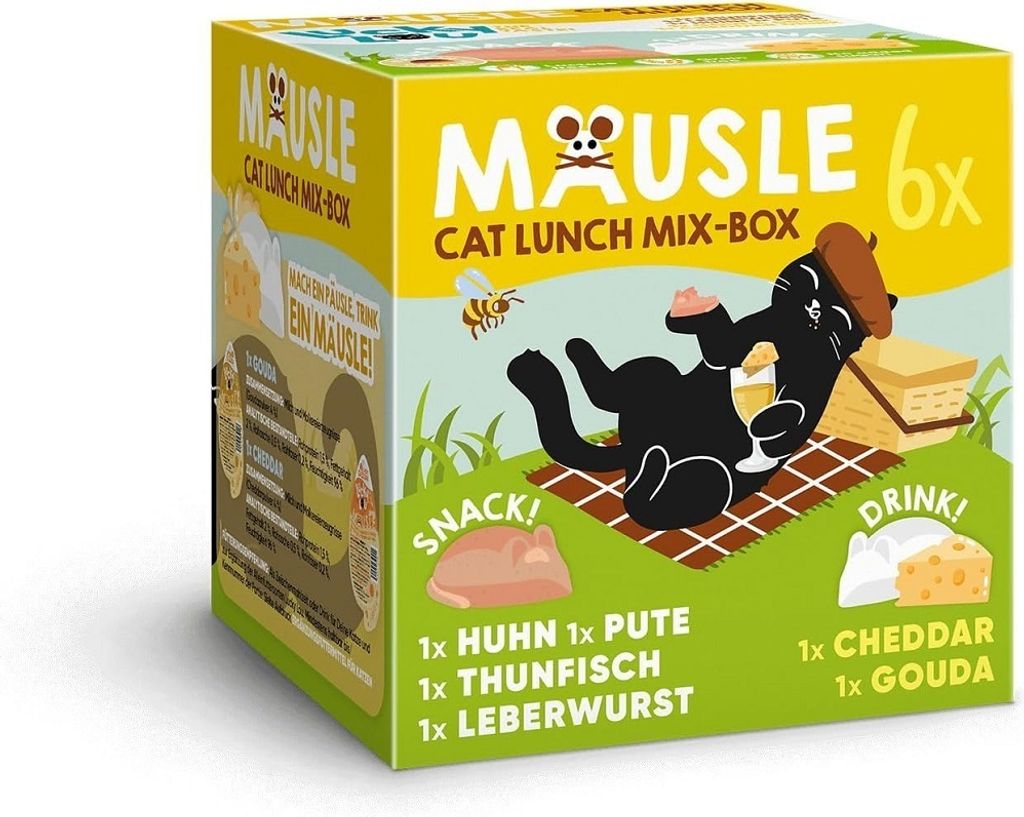 Lucky Lou Mäusle Multipack, Adult, Huhn, Leber, Thunfisch, Produktbild 