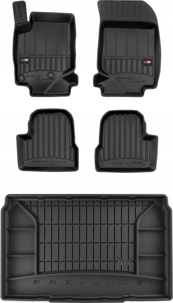 SET 3D Gummimatten Peugeot 208 2 HB ab 2019-