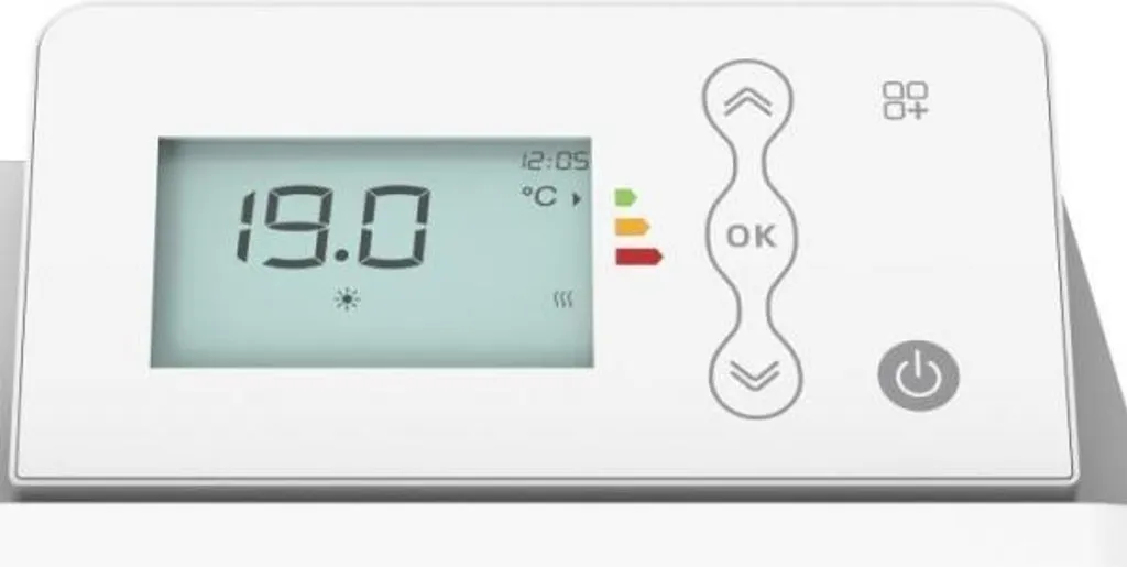Radiateur Électrique 1500W Design Mural Warm Tech - Blanc Silencieux