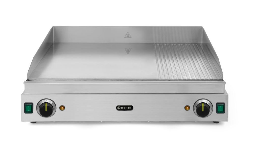 A professional studio shot of a commercial grill plate.
