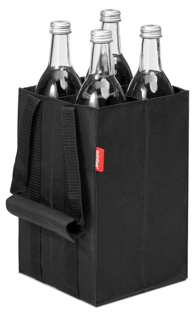 achilles Flaschentasche 4 Fächer je 1,5 Liter – Reißfester Produktbild 