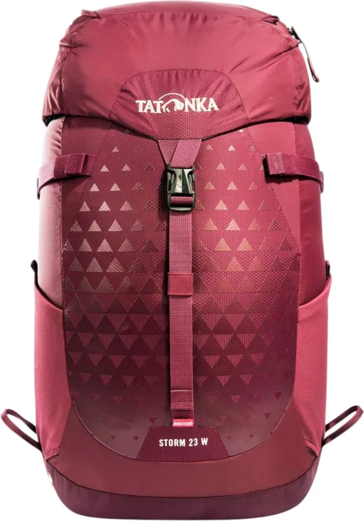 Sac à dos 23L Tatonka Storm Women pour sorties montagne et trekking Red