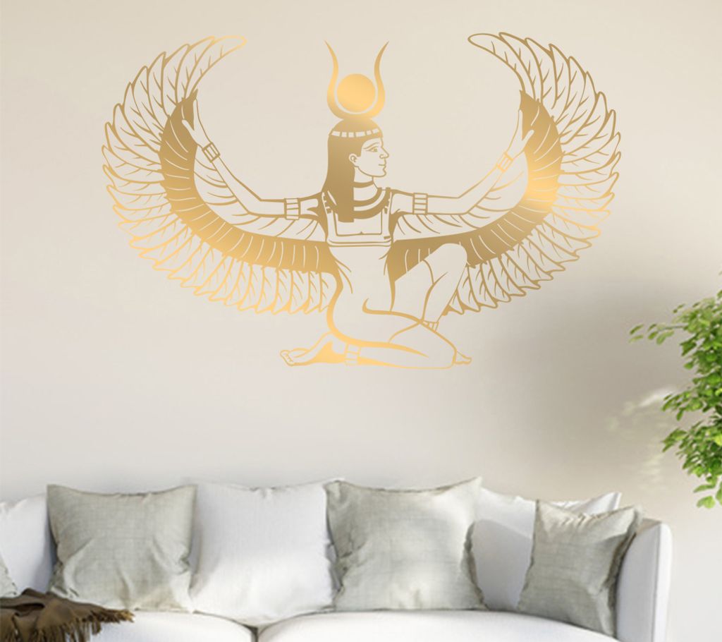 Isis Wandtattoo in 6 Größen - Wandaufkleber Wall Sticker - Dekoration, Küche, Wohnzimmer, Schlafzimmer, Badezimmer