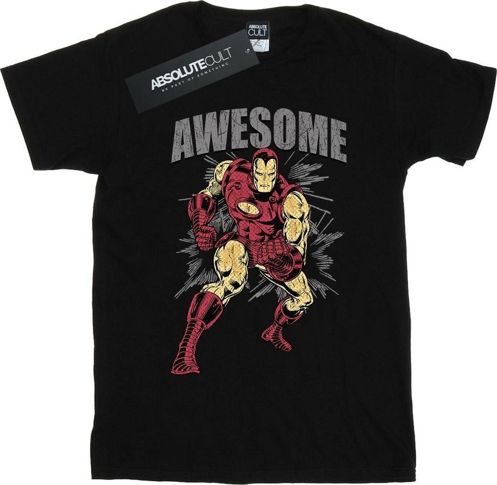 Marvel - "Awesome" T-Shirt für Herren BI37611 (3XL) (Schwarz)