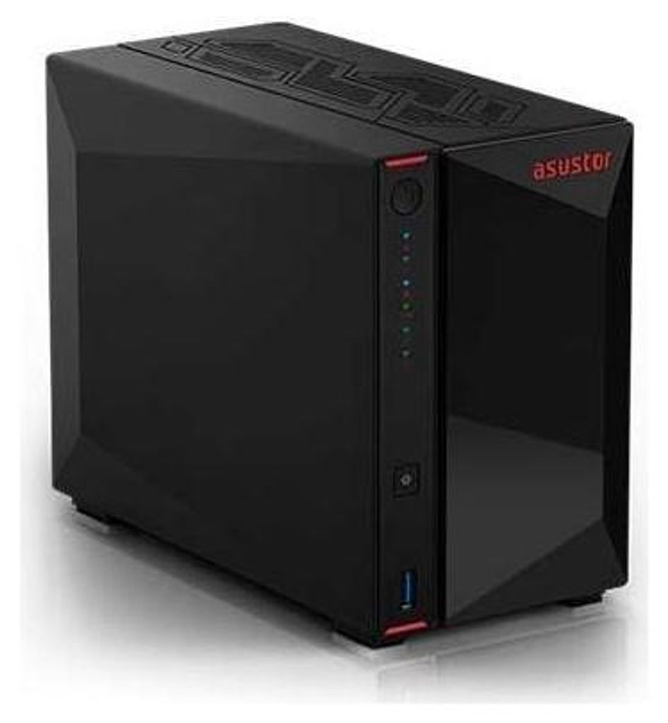 Asustor Nimbustor 2 Gen2 AS5402T – 2-fach NAS-System mit Quad-Core-Prozessor (2,0 GHz) – Speicher-Server – NAS