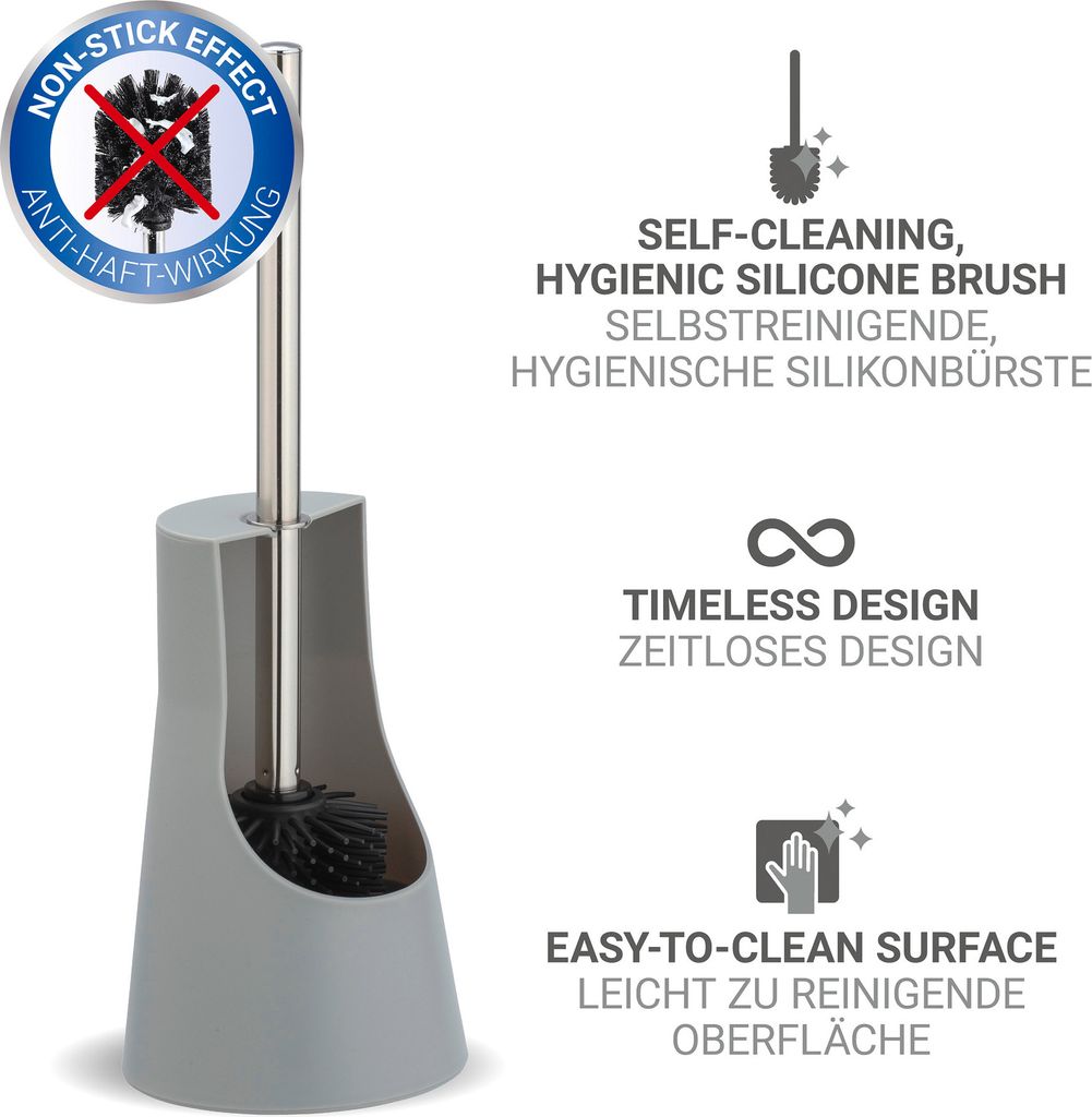 WENKO WC Garnitur ARESE Toiletten Bürsten Klo Halter Produktbild 2