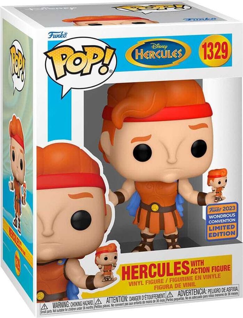 Disney Hercules - Hercules with Action Figure 1329 2023 Wondrous Convention Limited Edition