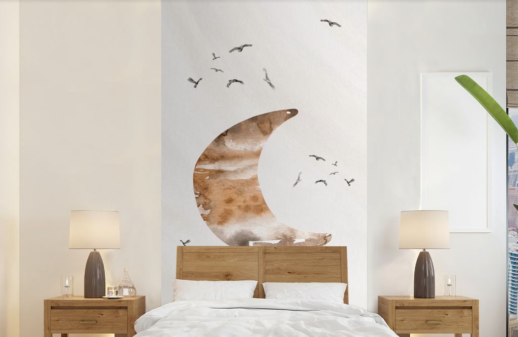 MuchoWow Fototapete für Wohnzimmer oder Schlafzimmer Wandtapete Vinyl Motivtapete Zitate - Sprichwörter - Kinder - Liebe dich - Jungen - Mädch...
