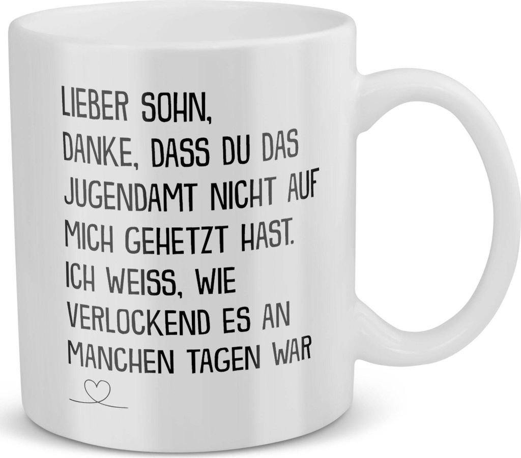 22Feels Sohn Geschenk Geburtstag 18 Jahre Kinder Tasse Teenager Abitur Master Bachelor Uni Abschluss Firmung Konfirmation Meistertitel Weihnachten ...