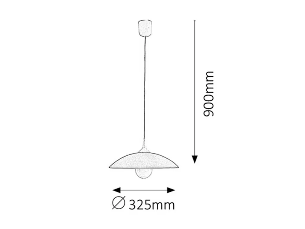 Rabalux 4615 Cupola: Lampada a Sospensione Bianca E27 per Cucina e Living - 2