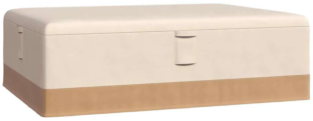 Bâche de protection mobilier de jardin imperméable blanche anti-UV