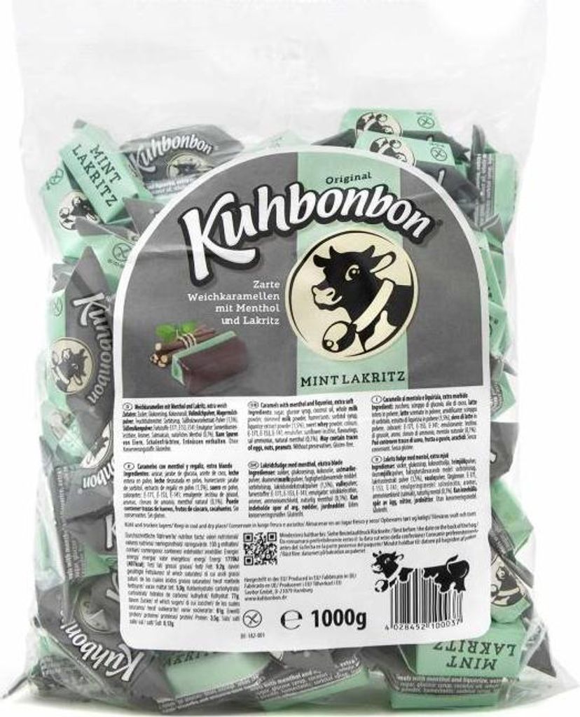 Kuhbonbon Mint Lakritz 1kg Produktbild 