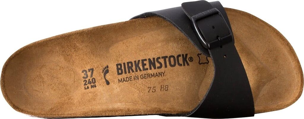 Birkenstock Madrid Birko-Flor schwarz schmale Weite Gr. 39 Produktbild 78